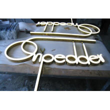 Letreros de acrílico LED Visible Diodo para el nombre de la tienda
